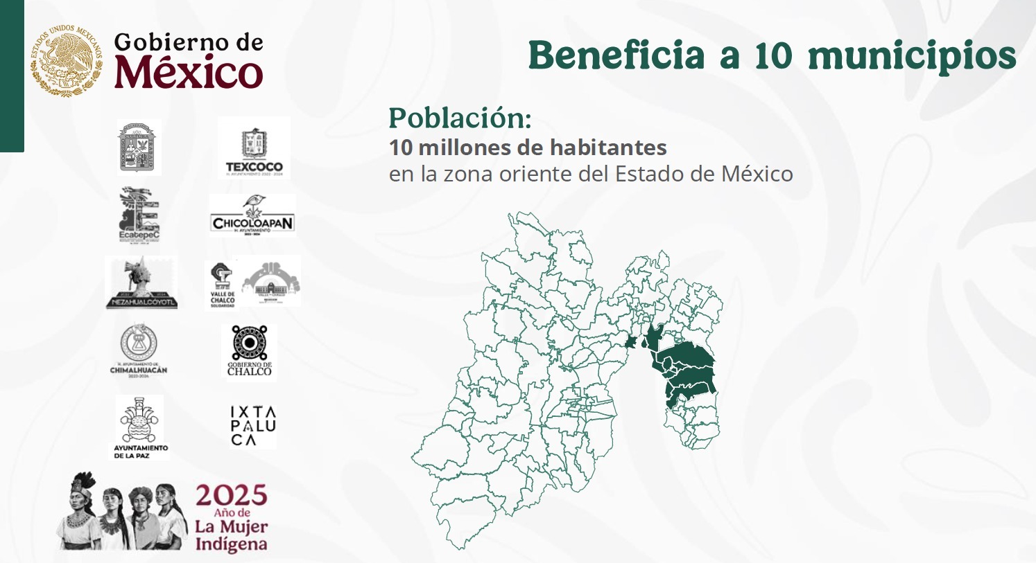 Plan de Edomex beneficiará a municipios