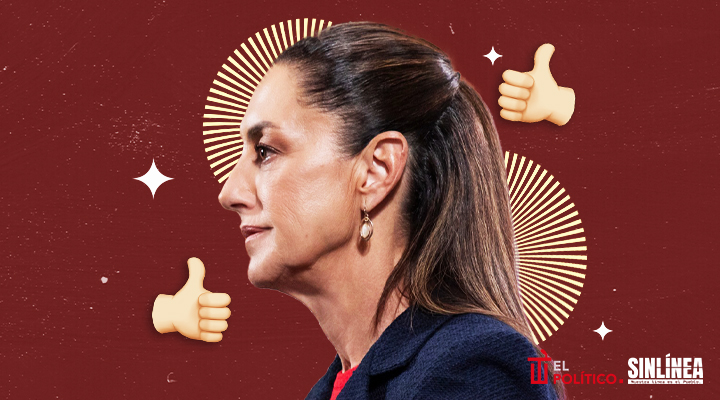 Sheinbaum la presidenta mejor evaluada al tercer trimestre