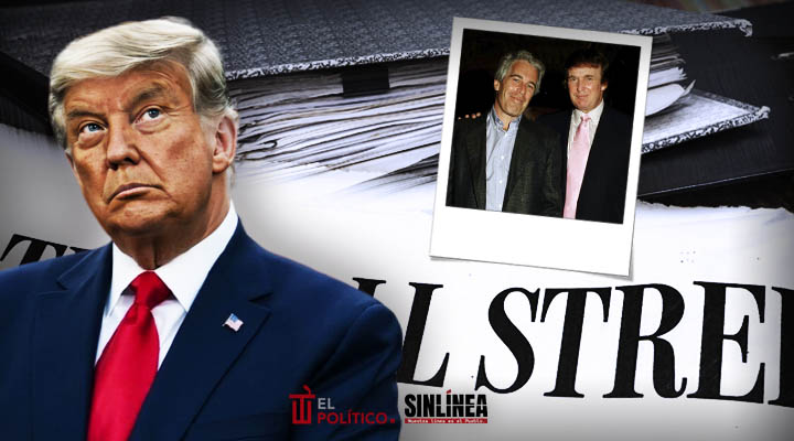 Trump aparece muchas veces en los archivos de Epstein: WSJ