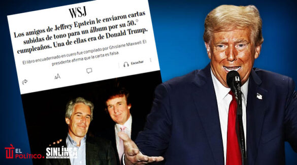 Trump enfurece por carta a Epstein publicada en WSJ