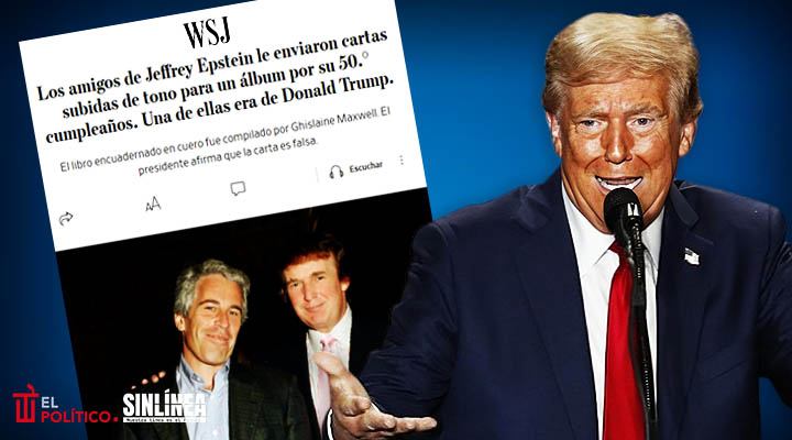 Trump enfurece por carta a Epstein publicada en WSJ