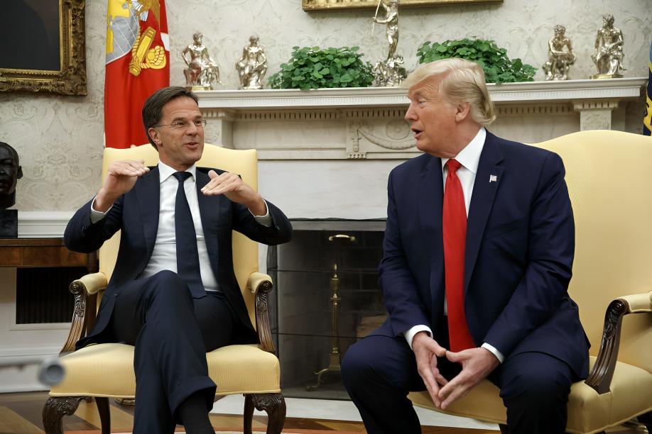 Trump y Rutte