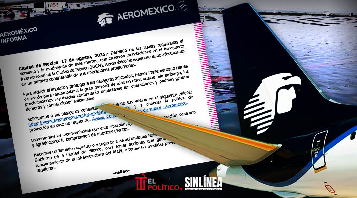 Aeromexico pide funcionamiento del AICM