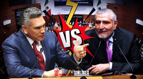 Alito Moreno y Adán Augusto se confrontan en el Senado