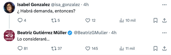 Beatriz Gutiérrez responde a calumnias de ABC