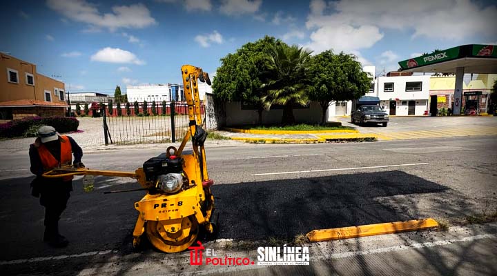 Campaña Capitalina Bacheando Puebla: transformación de vialidades