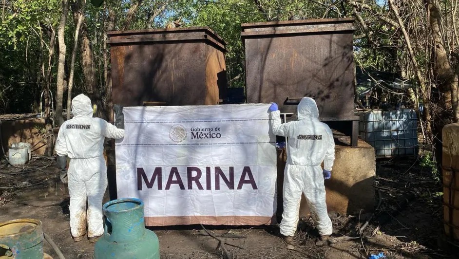 Desmantelamiento narcolaboratorio Marina