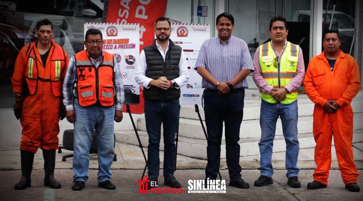 Bacheando Puebla: Gobierno de la Ciudad suma maquinaria de bacheo en frío