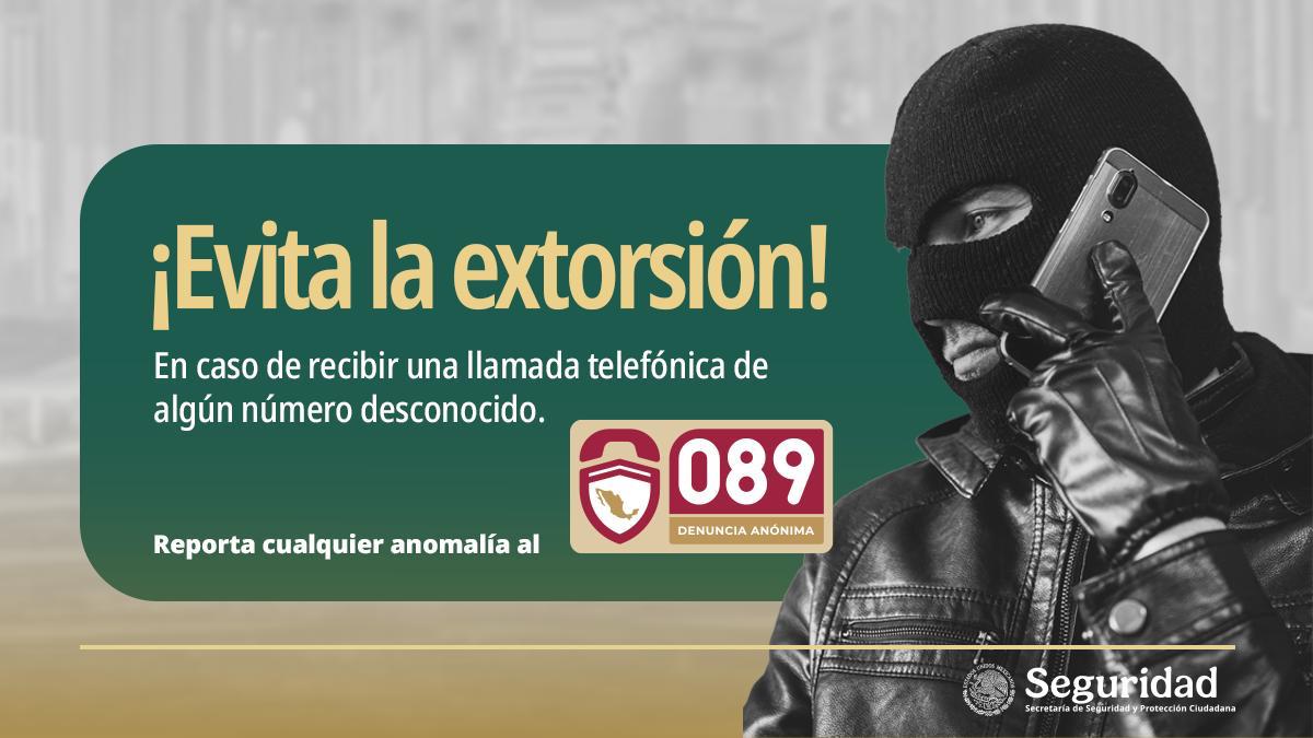 Gobierno de México emprende acciones contra la extorsión
