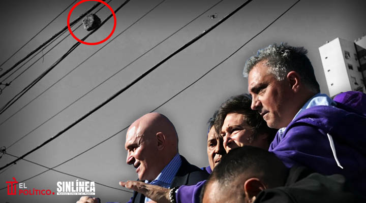 Lanzan piedras y huevos a Milei en acto de campaña |VIDEO
