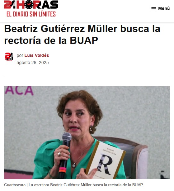 Medios mienten sobre Beatriz Gutiérrez Müller