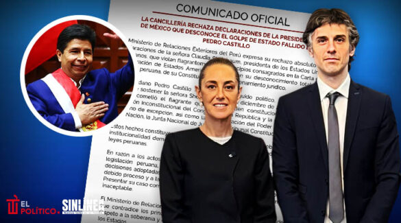 Perú rechaza declaraciones de Sheinbaum sobre Pedro Castillo