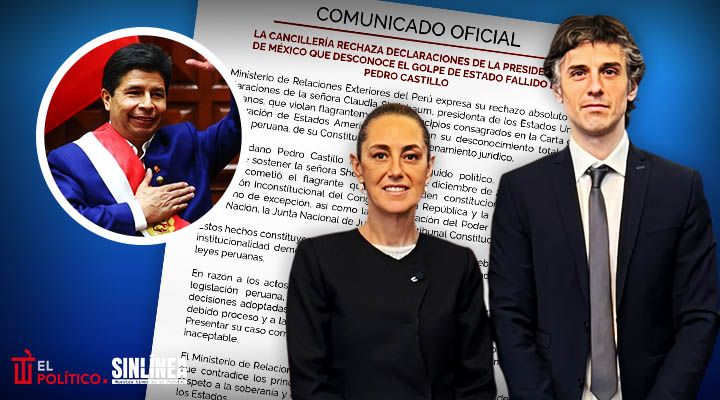 Perú rechaza declaraciones de Sheinbaum sobre Pedro Castillo