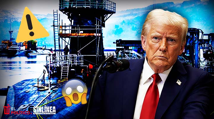 Trump despliega submarinos nucleares ante amenazas de Rusia