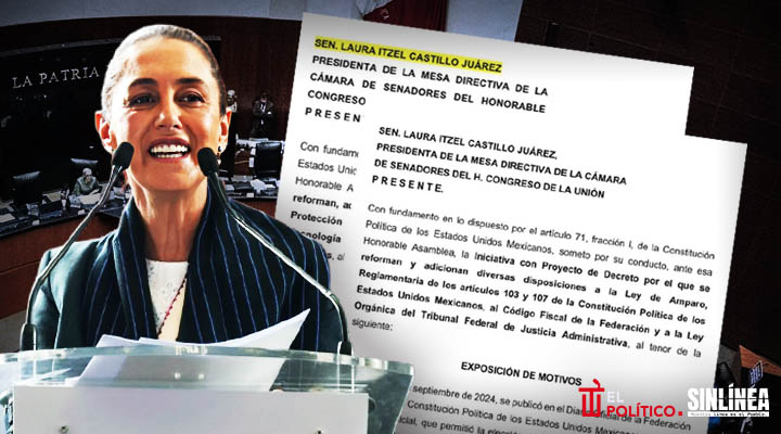 Sheinbaum reformará Ley de Amparo y Protección Industrial
