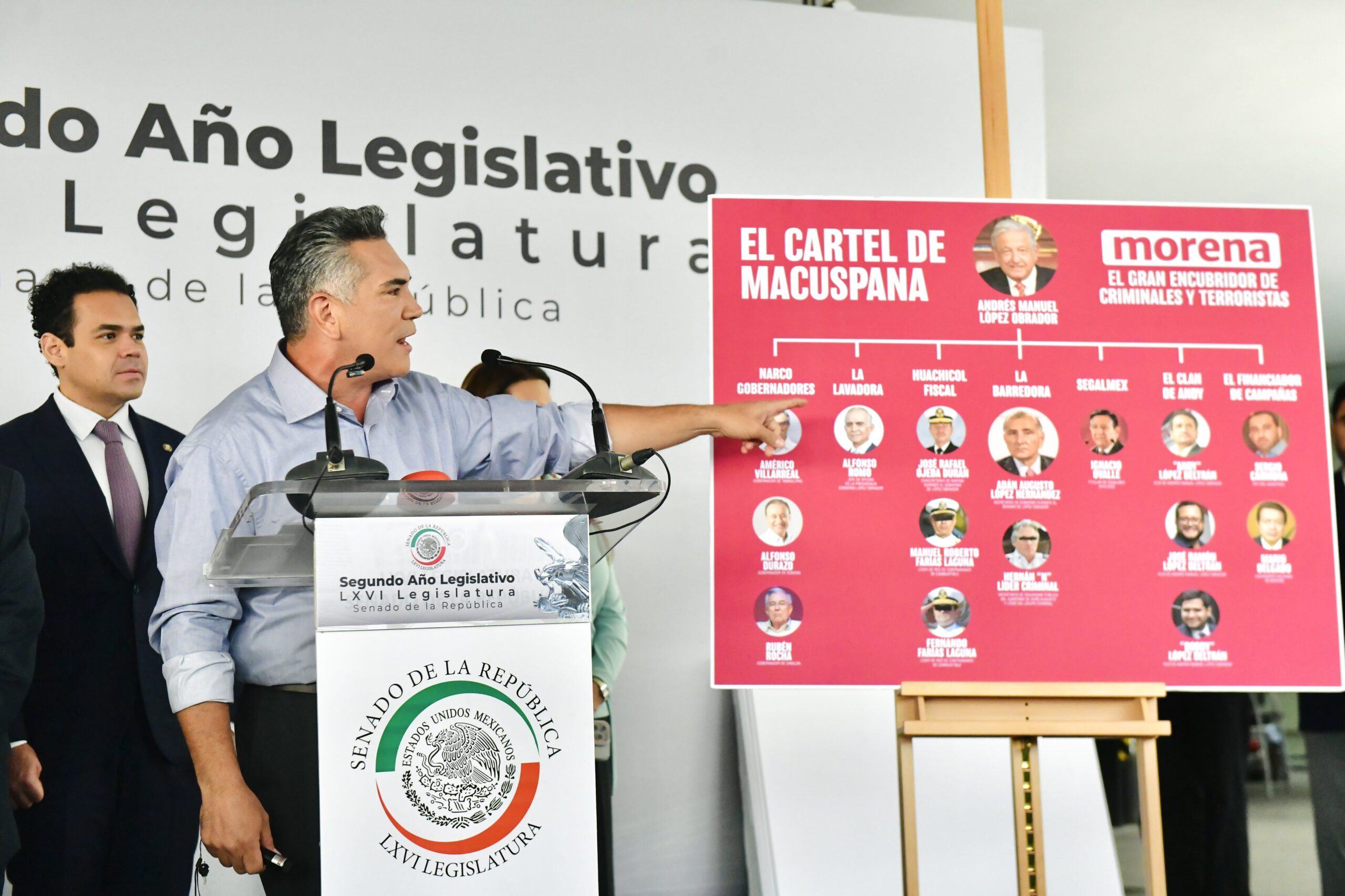 Alito Moreno denuncia a Morena 