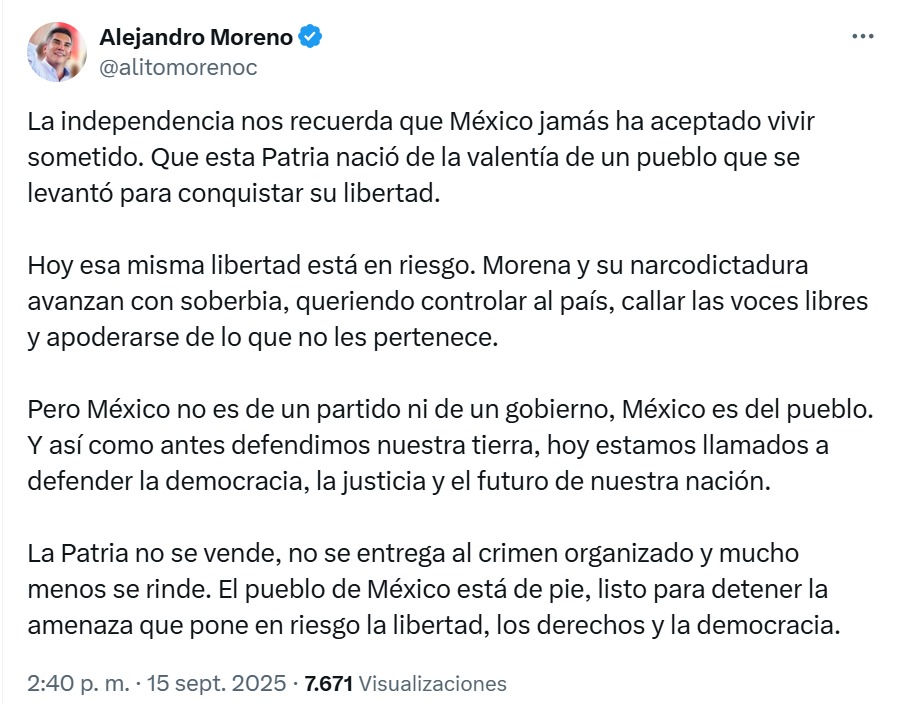 Alito Moreno X