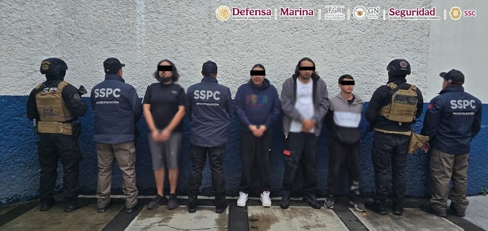 Autoridades federelas detienen a 4 involucrados con la familia michoacana en CDMX
