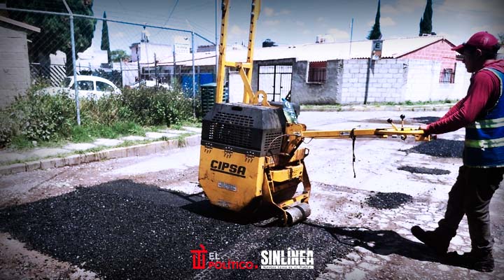 Campaña Bacheando Puebla fortalece la movilidad del transporte público
