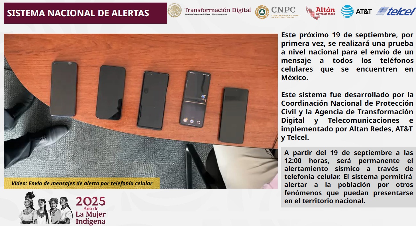 Celulares alerta