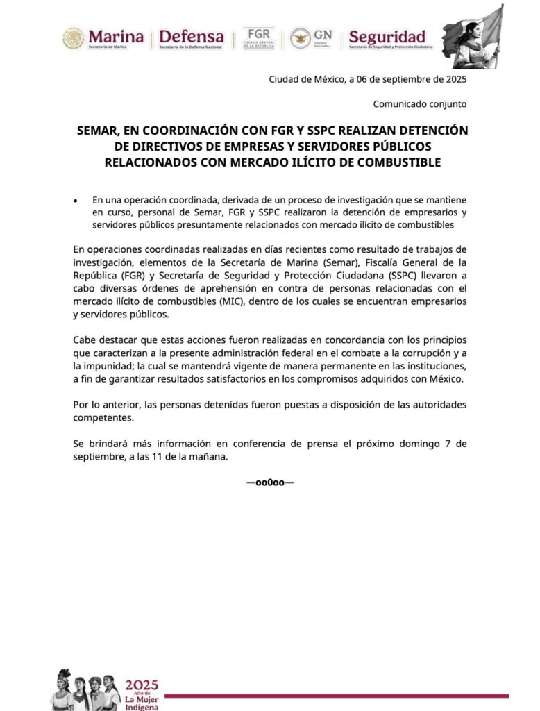 Comunicado Semar