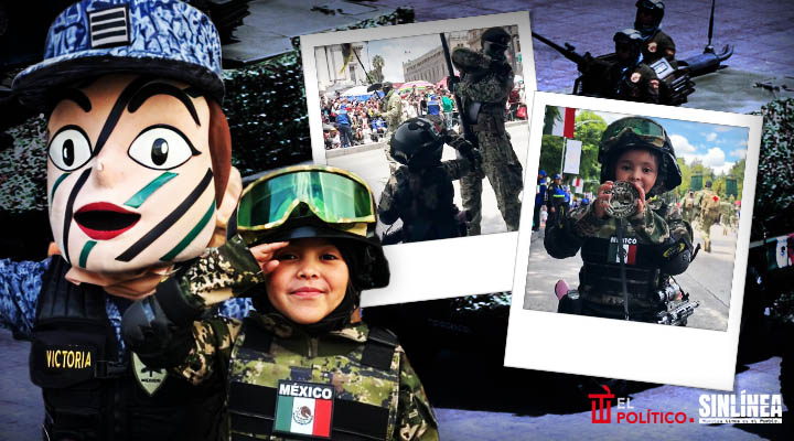 Defensa reitera compromiso con la niñez mexicana en desfile militar