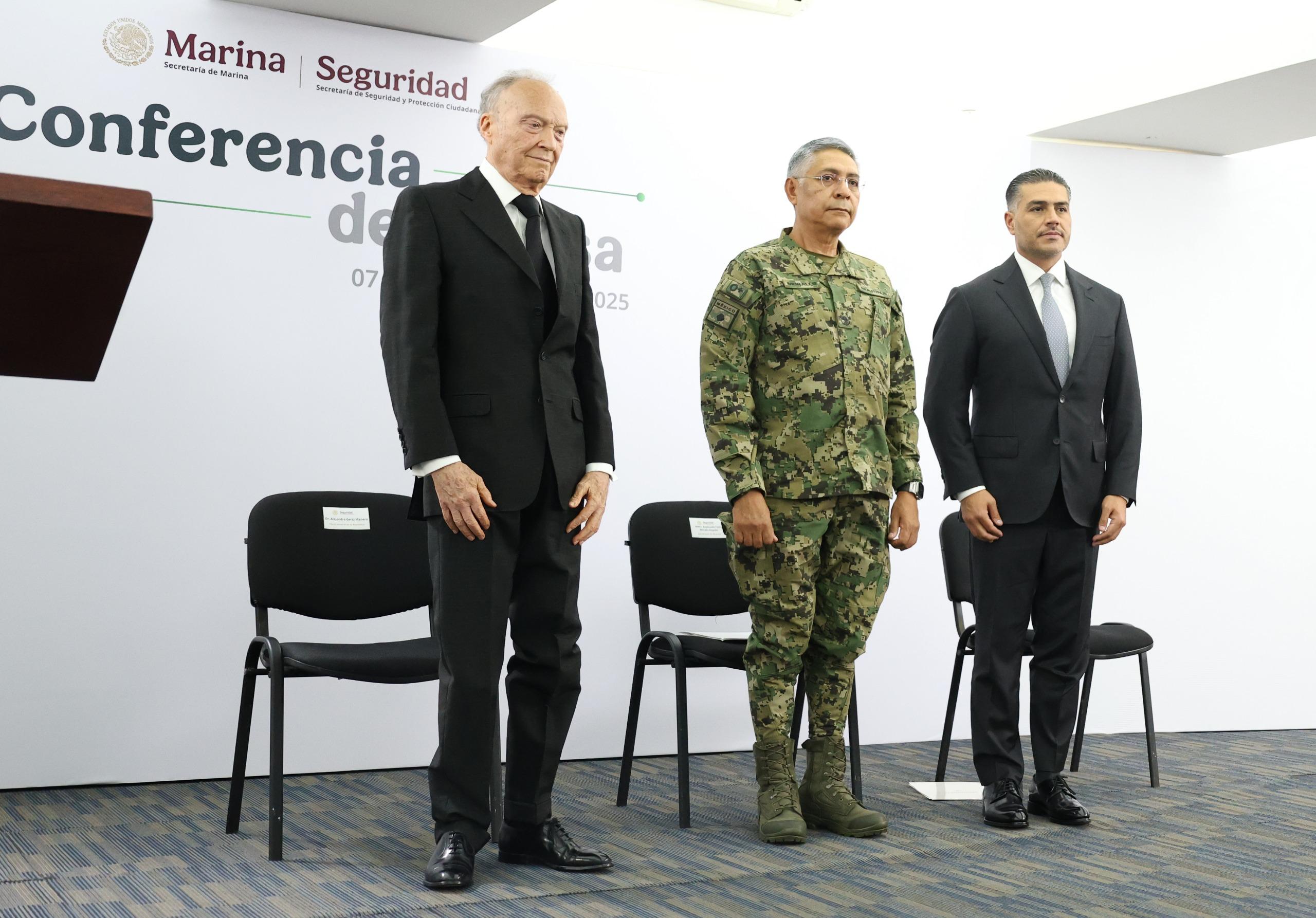 Harfuch destaca decomiso de 10 millones d elitos de huachicol