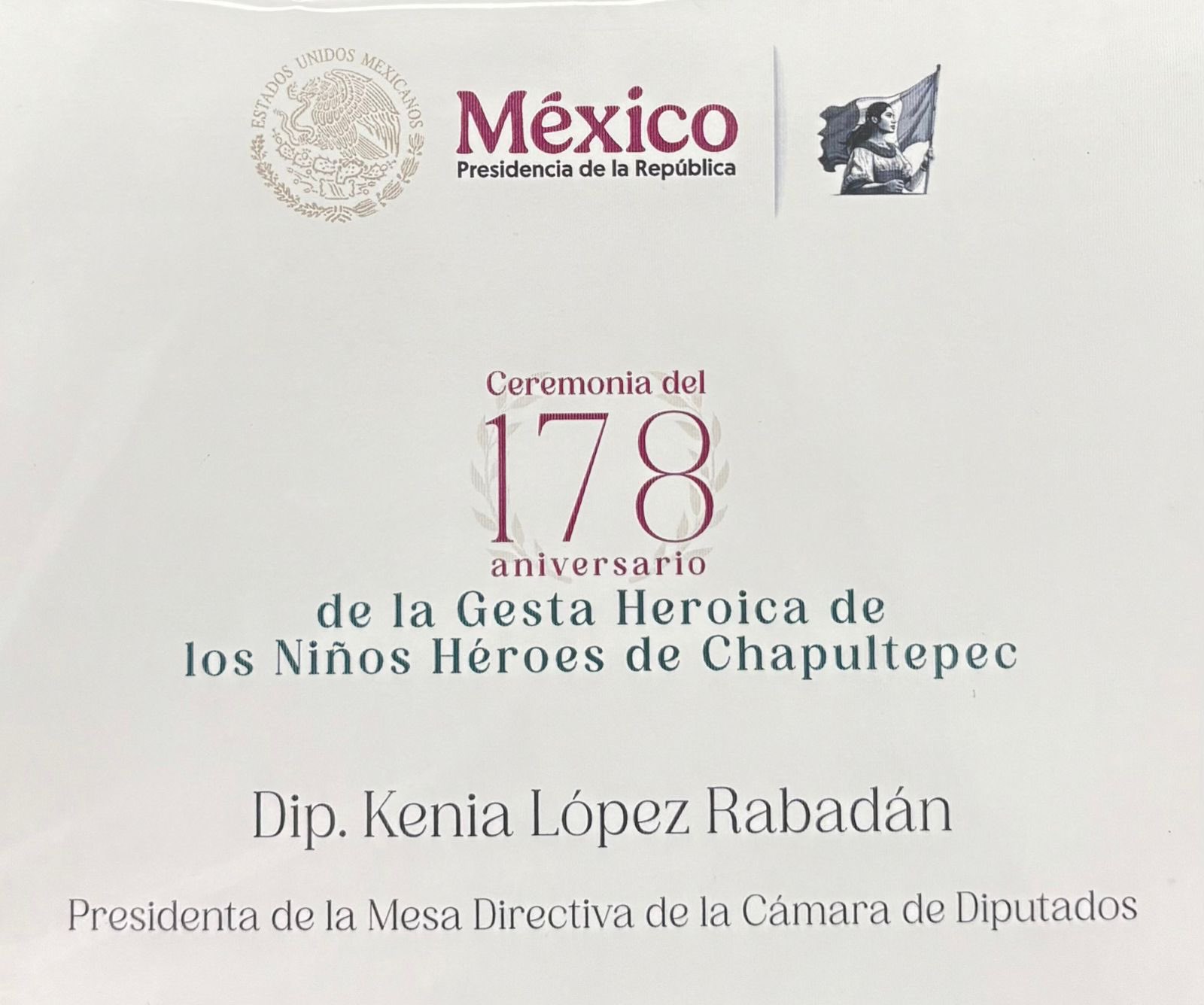 Invitación de Kenia López