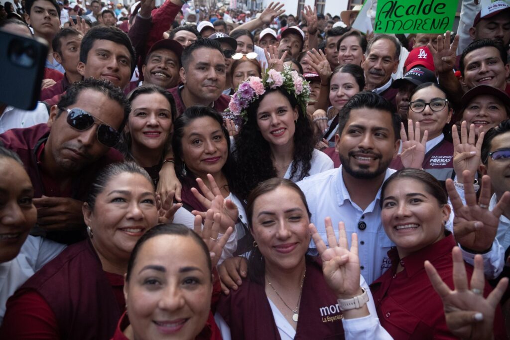 Luisa Alcalde con respaldo del pueblo