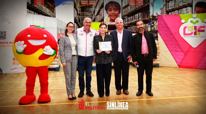 MariElise Budib entrega 14 mil kilos de arroz y frijol al Banco de Alimentos Cáritas