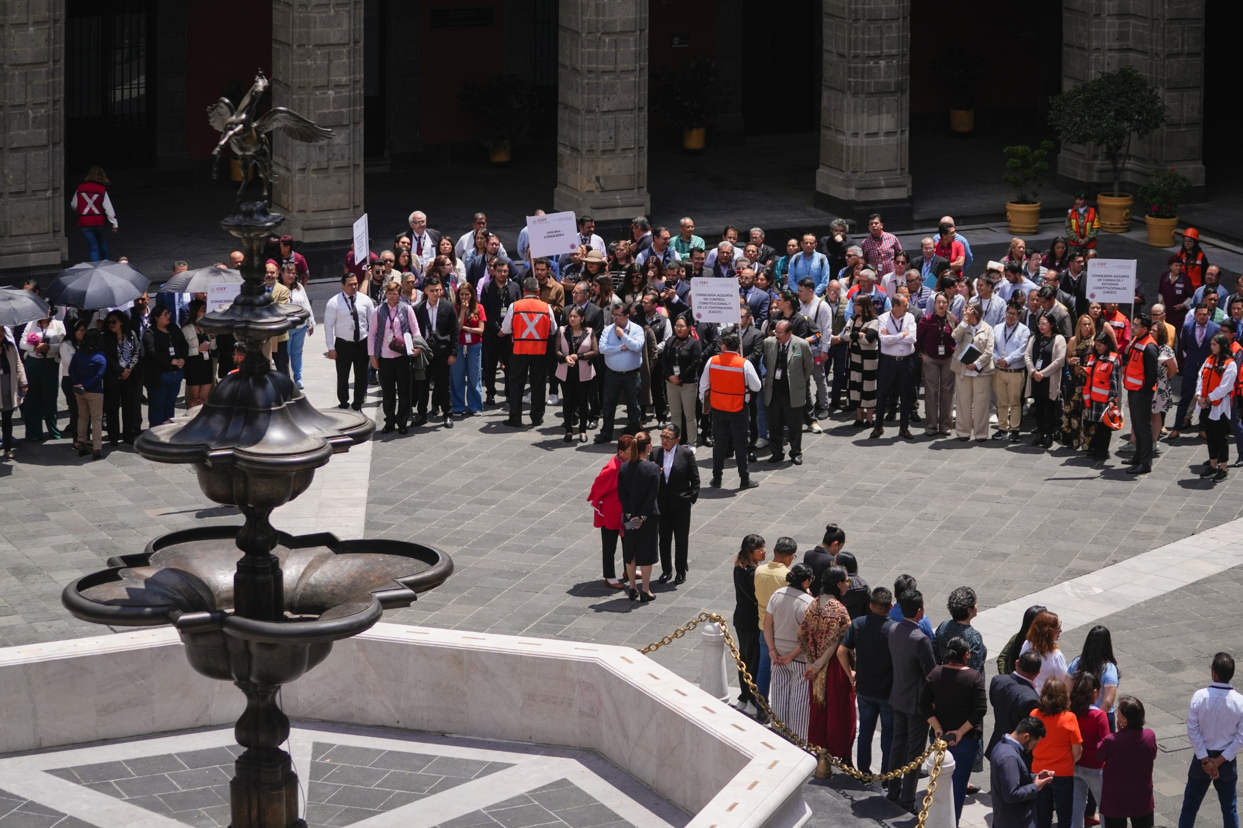 Sheinbaum participa en el Segundo Simulacro Nacional 2025