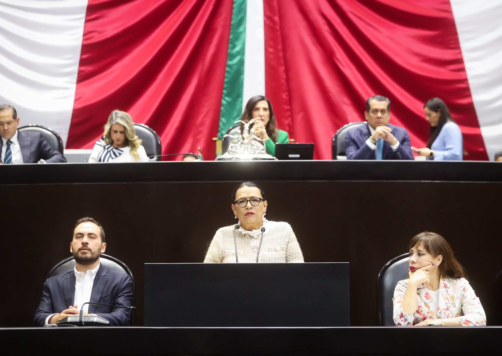 Rosa Icela Rodríguez comparece ante la Cámara de Diputados