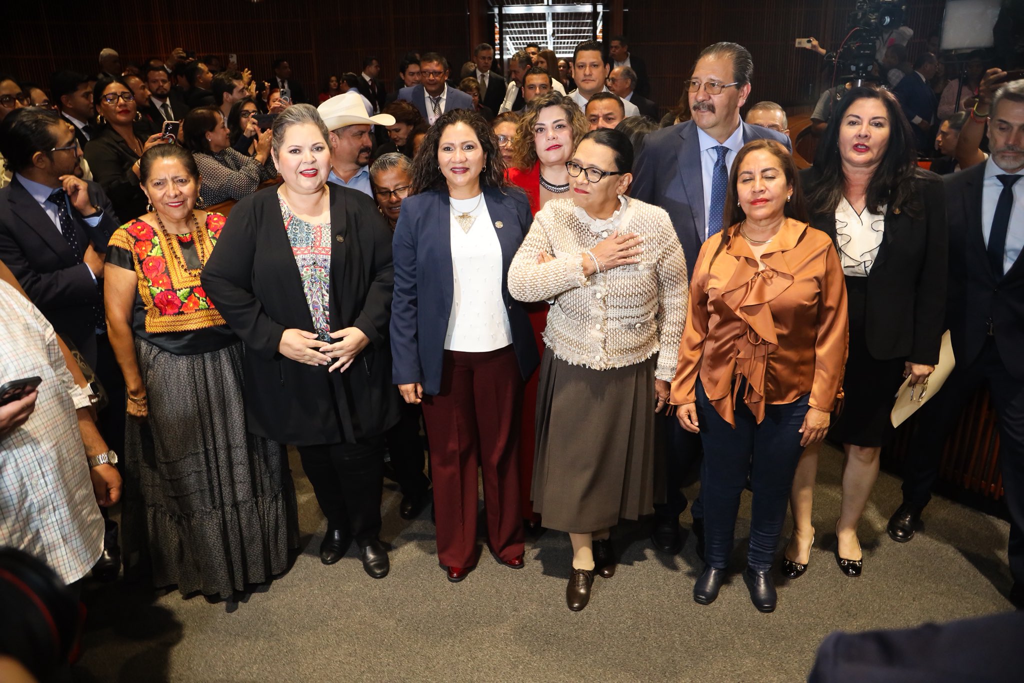 Rosa Icela Rodríguez comparece ante la Cámara de Diputados