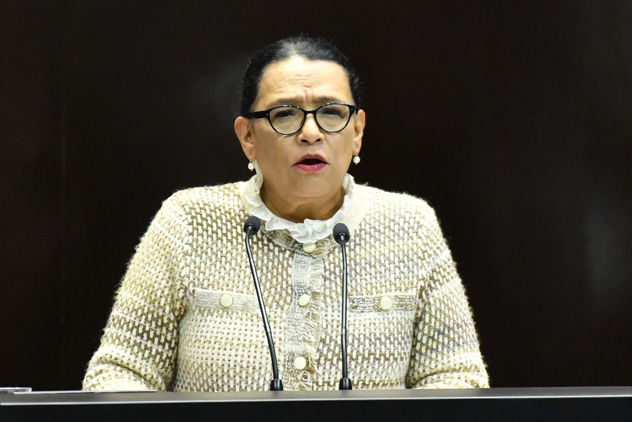 Rosa Icela Rodríguez comparece ante la Cámara de Diputados