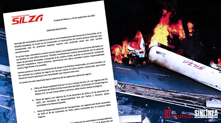 Silza lamenta explosión de pipa; asumirá responsabilidad