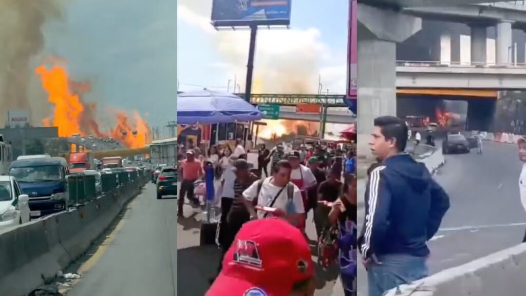 Testigos de explosión de pipa