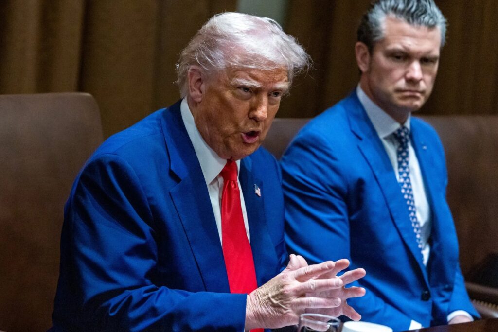 Trump y Hegseth