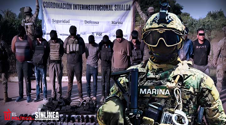 Caen 13 presuntos integrantes de Los Mayos en Sinaloa