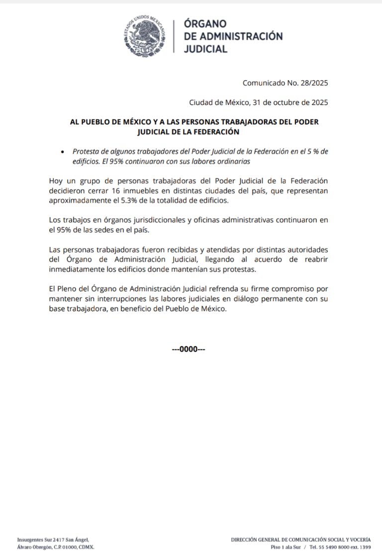 Comunicado OAJ