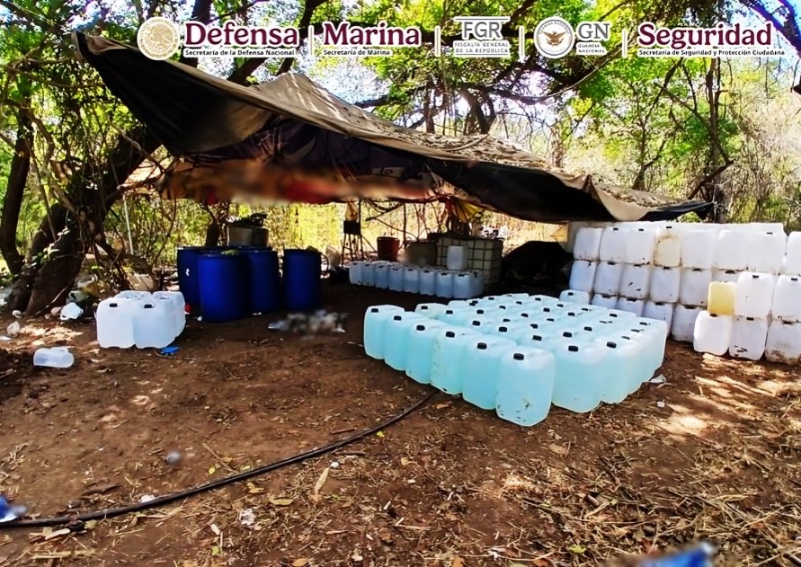 Defensa desmantela narcolaboratorio en Sinaloa