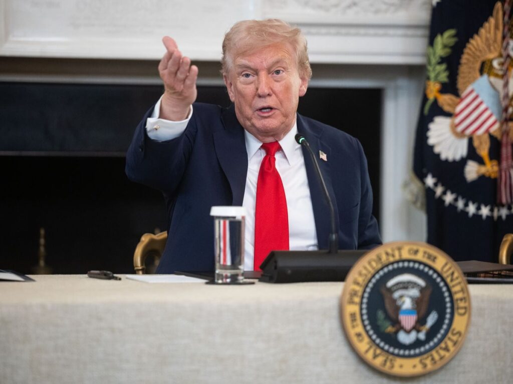 Anuncio de Donald Trump