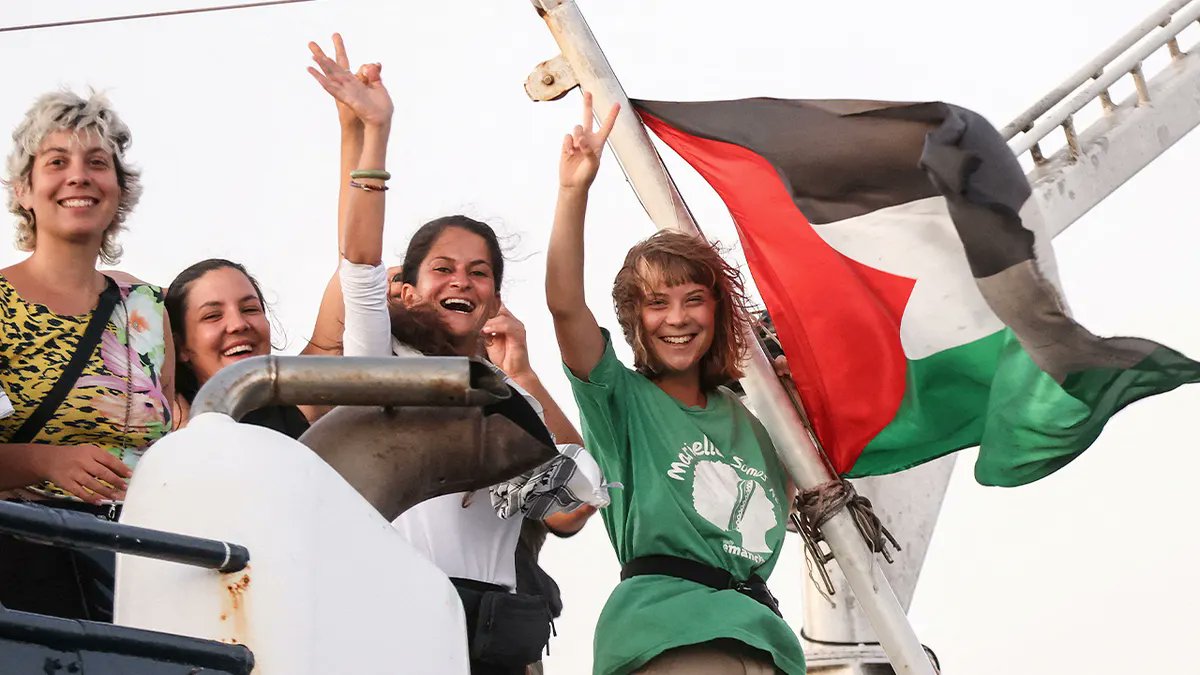 Flotilla Sumud Global Greta Thunberg 