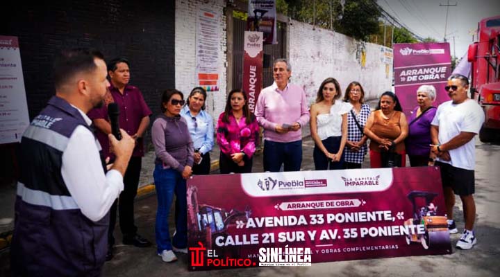Gobierno de la Cuidad inicia rehabilitación vial en avenida 33 Poniente