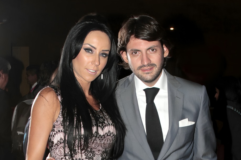 Inés Gómez Mont y esposo