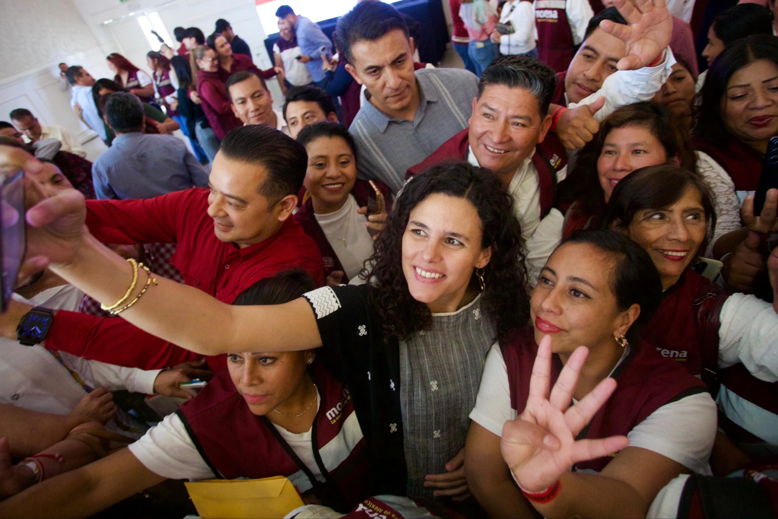 Luisa Alcalde agradece apoyo de Chiapas a Morena