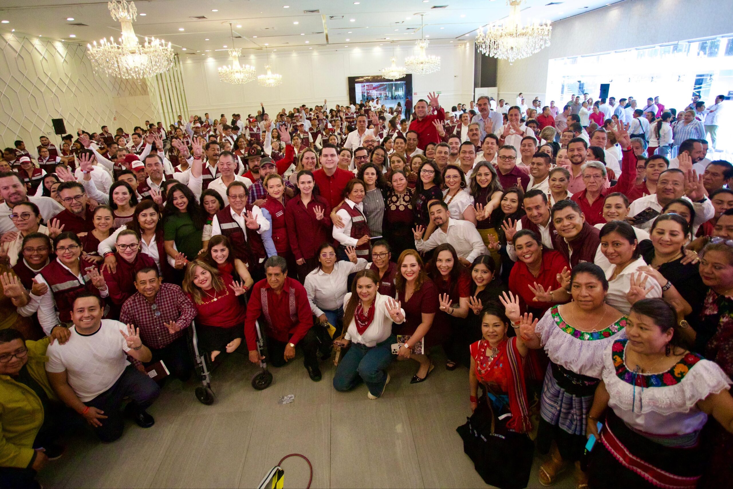 Luisa Alcalde dice que Chiapas superó la meta de afiliación