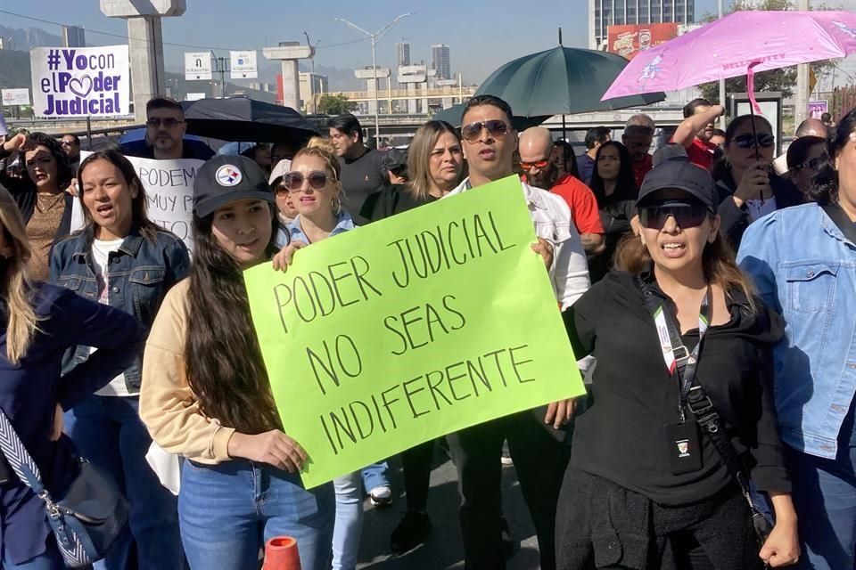 Manifestantes Poder Judicial