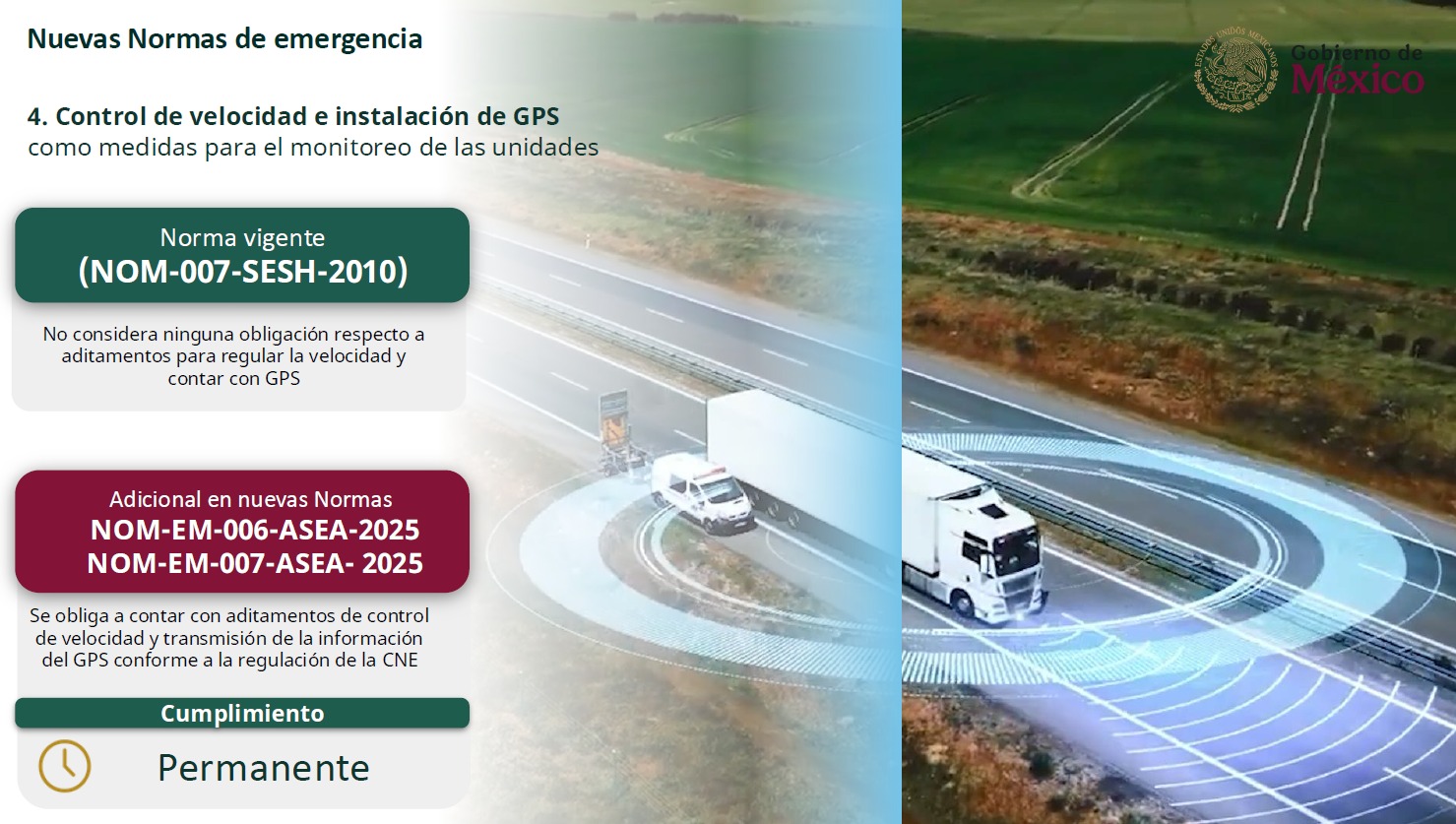 Normas de Sheinbaum para Gas