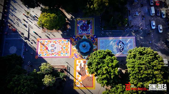 Pepe Chedraui invita a disfrutar del tapete monumental en Palacio Municipal