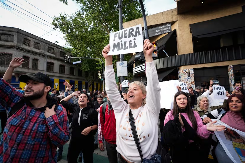 Protestas vs Milei 